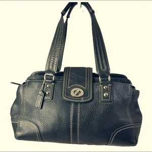 Coach Hampton Leather Carryall